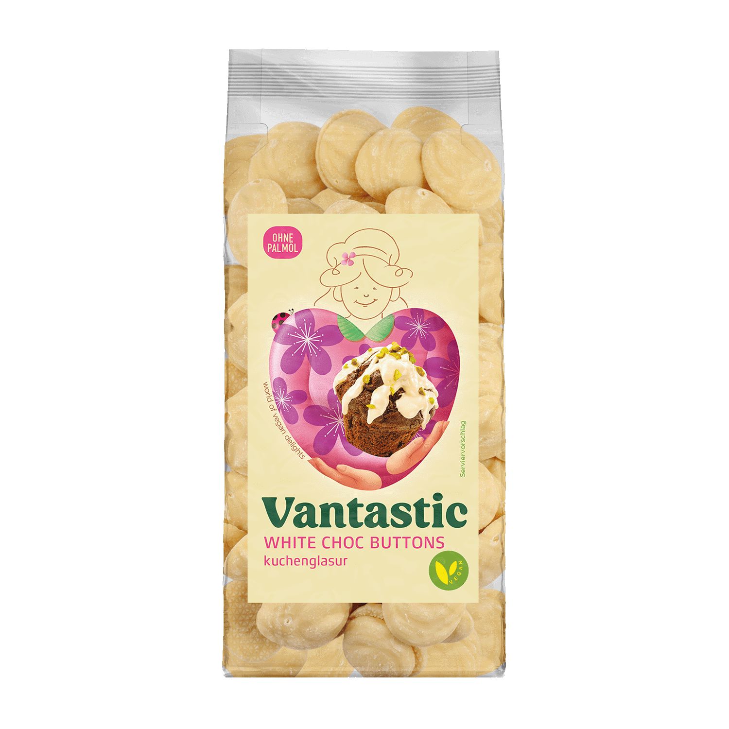 Vantastic White Choc Buttons