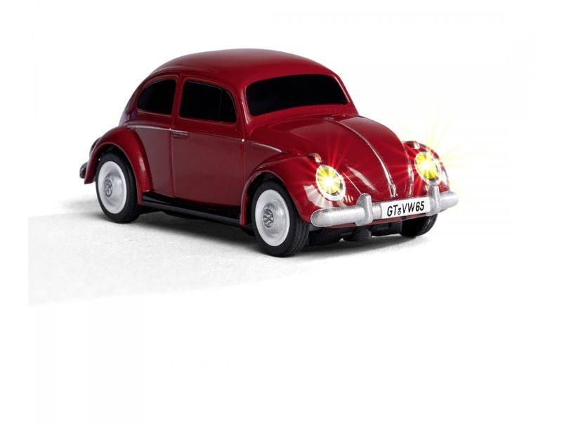 Carson RC Fahrzeug VW Beetle Rot H0, RTR Ferngesteuerter Volkswagen Käfer im Massstab 1:87