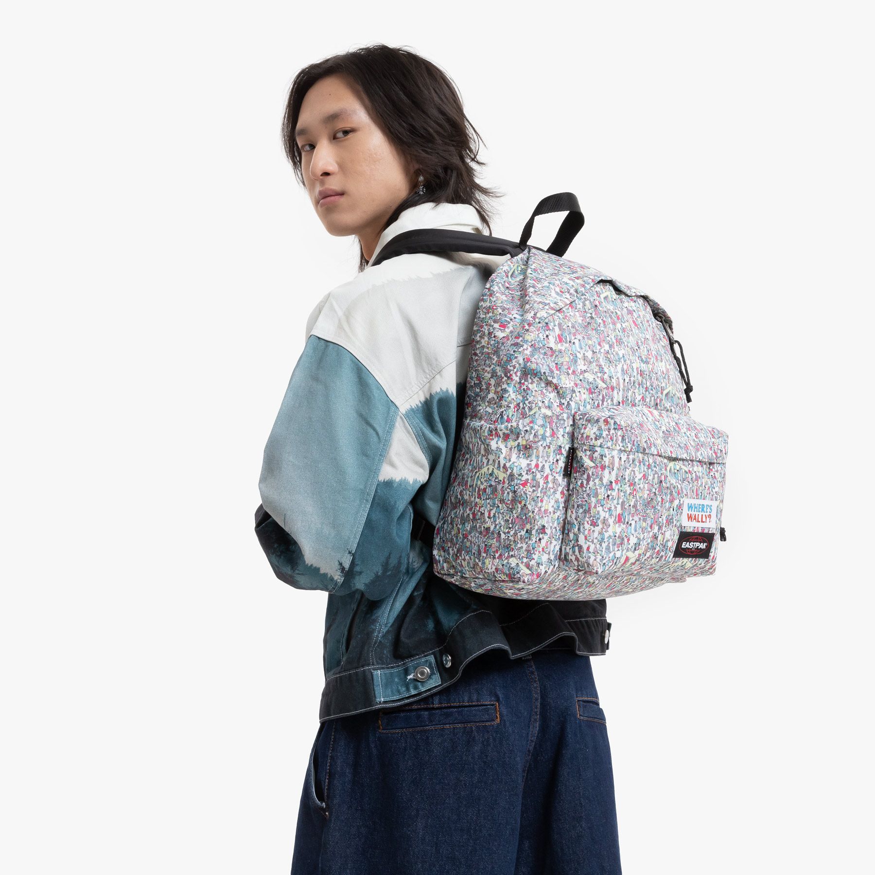Padded Pak'r Wally Pattern White