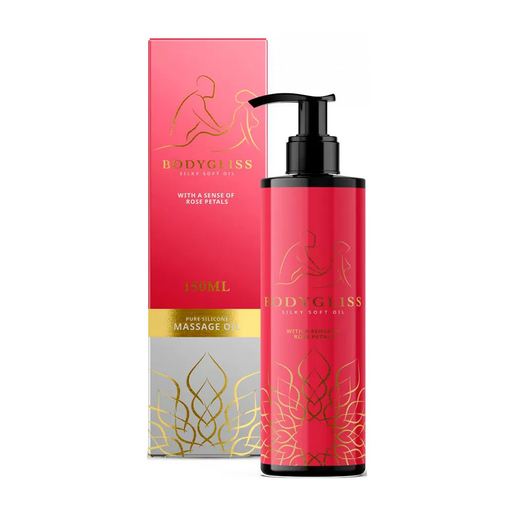BodyGliss 2i1 oile og glidecreme, Rose Petals - 150 ml