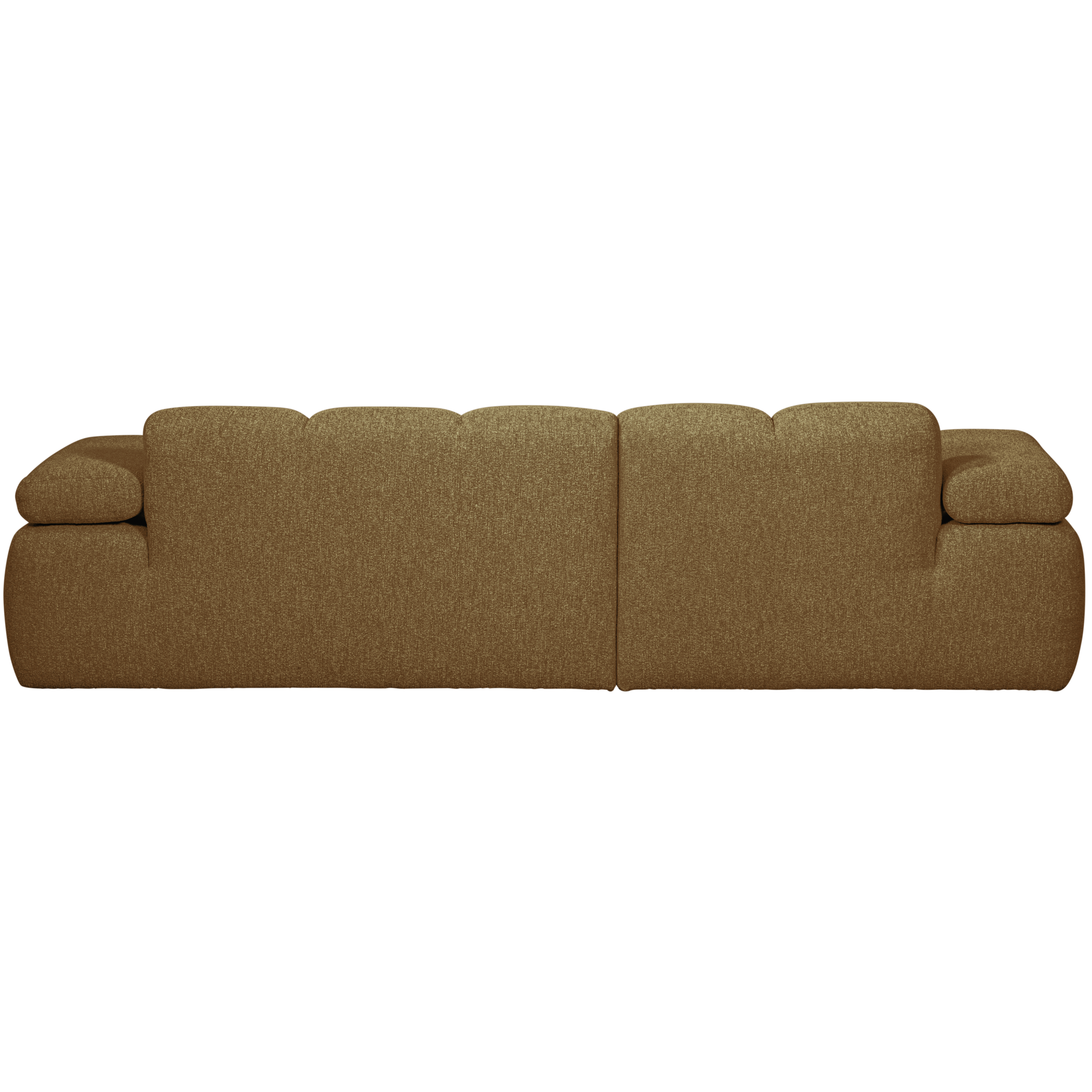 Chaise Longue Mojo Mojo Chaise Longue Links - Bouclé - Geel/Bruin Melange
