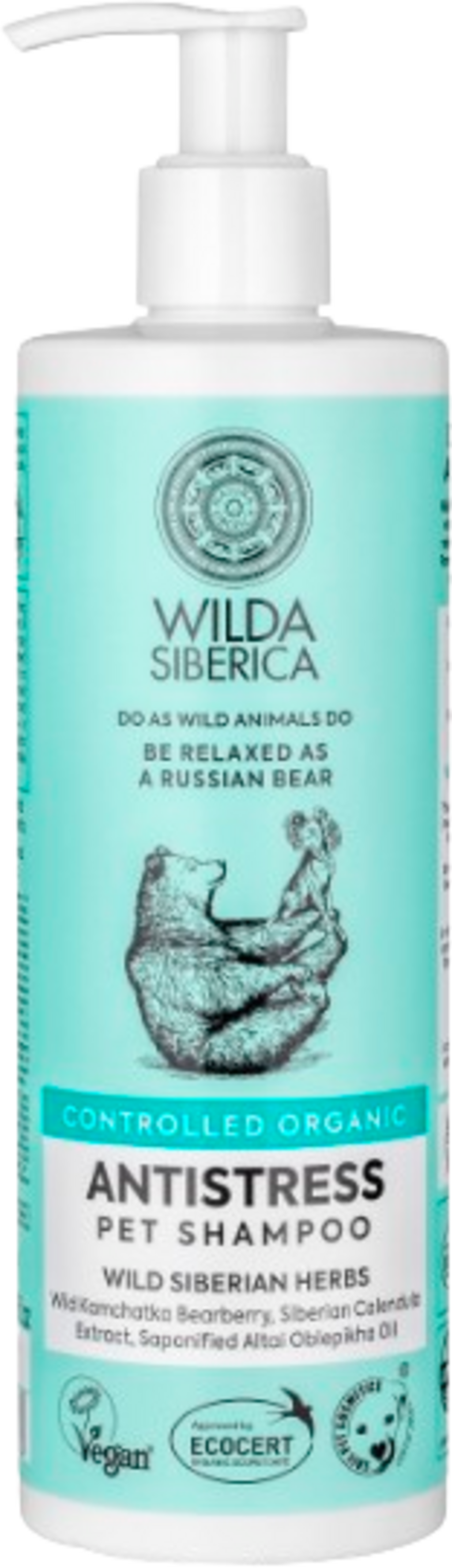WILDA SIBERICA  Antistress Pet Shampoo, 400 ml