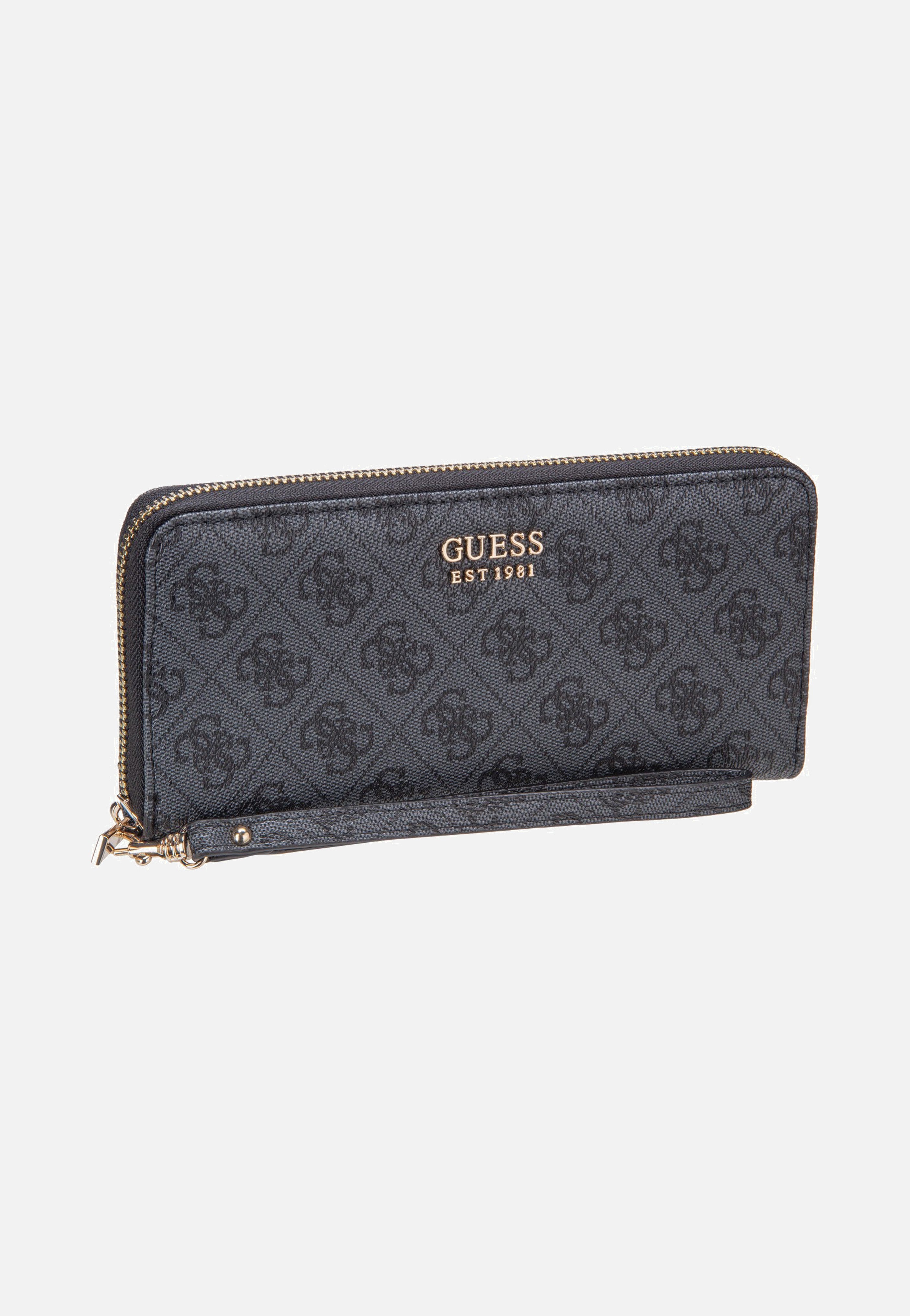 Brenton Slg Large Zip Around Coal Logo - Portemonnaie