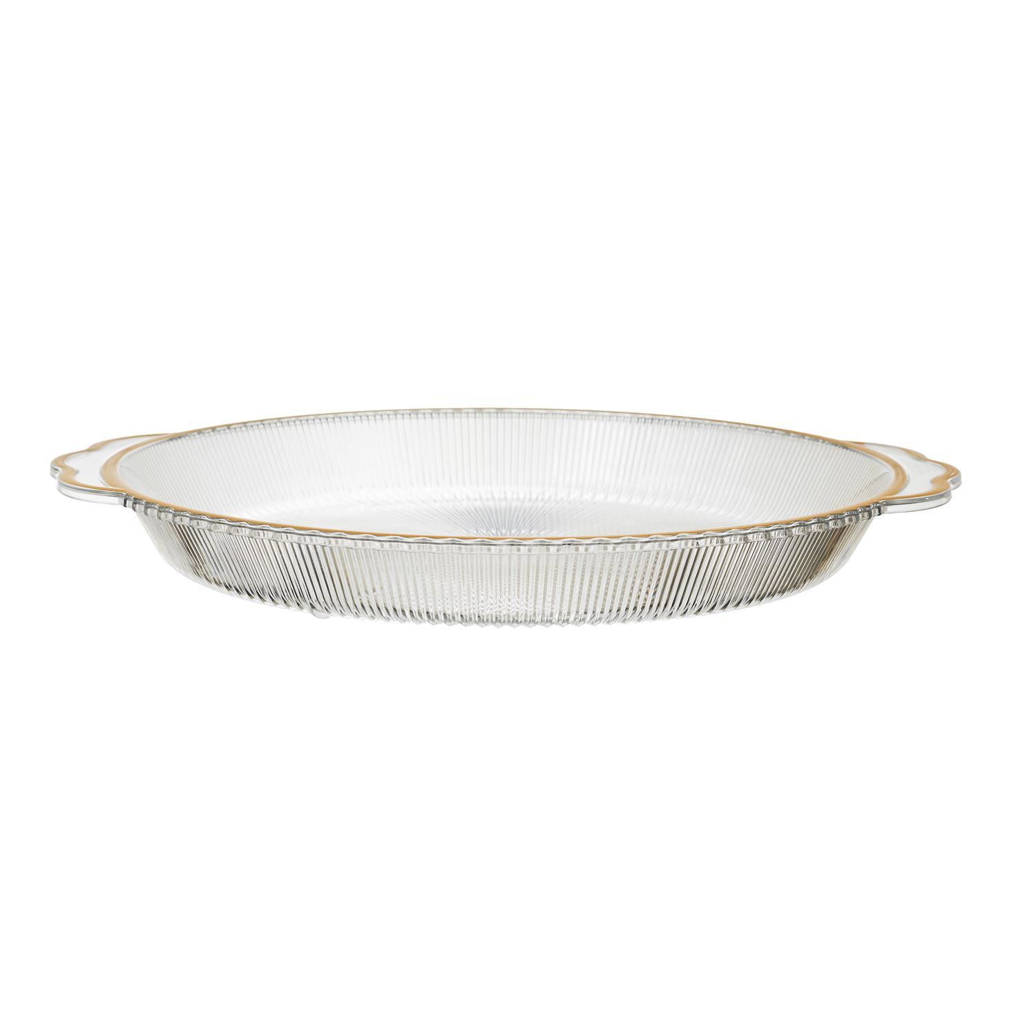 PLATEAU ROND PLASTIQUE MIRAGE D.38.5CM