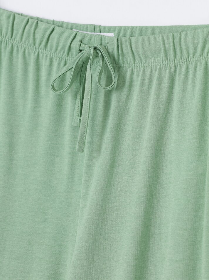 Calça de pijama de renda - Verde Pastel