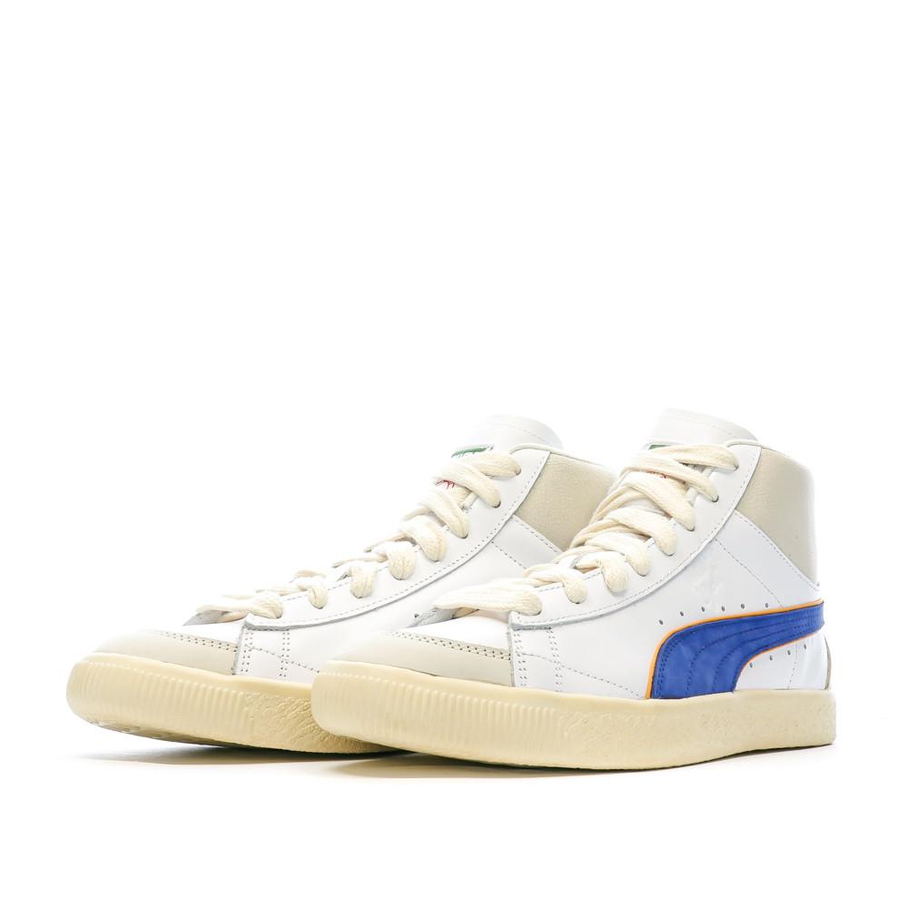 Puma Baskets Blanches Homme Puma Clyde Mid