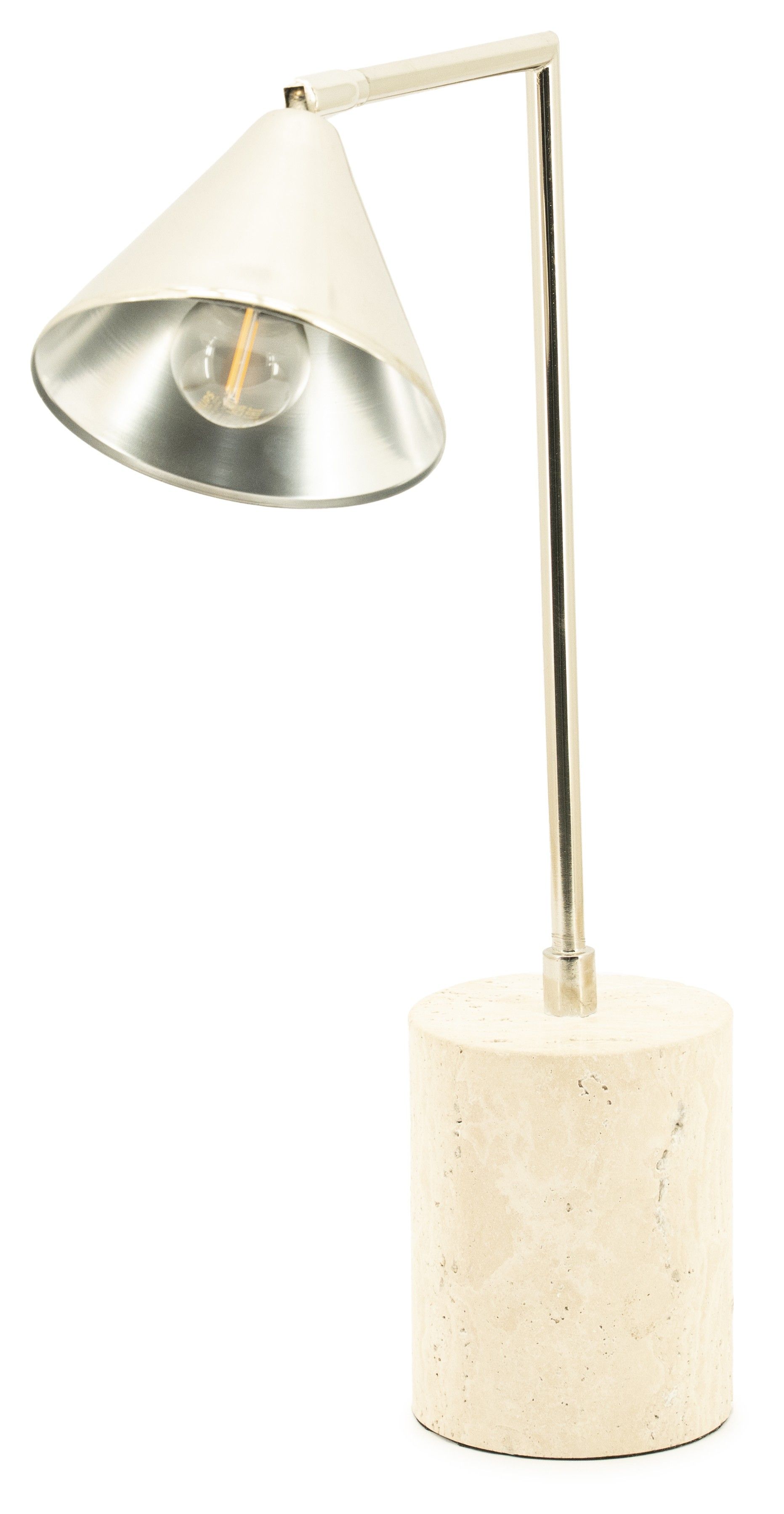 Tafellamp Zilver 250334 Lumina B21 x D12 cm