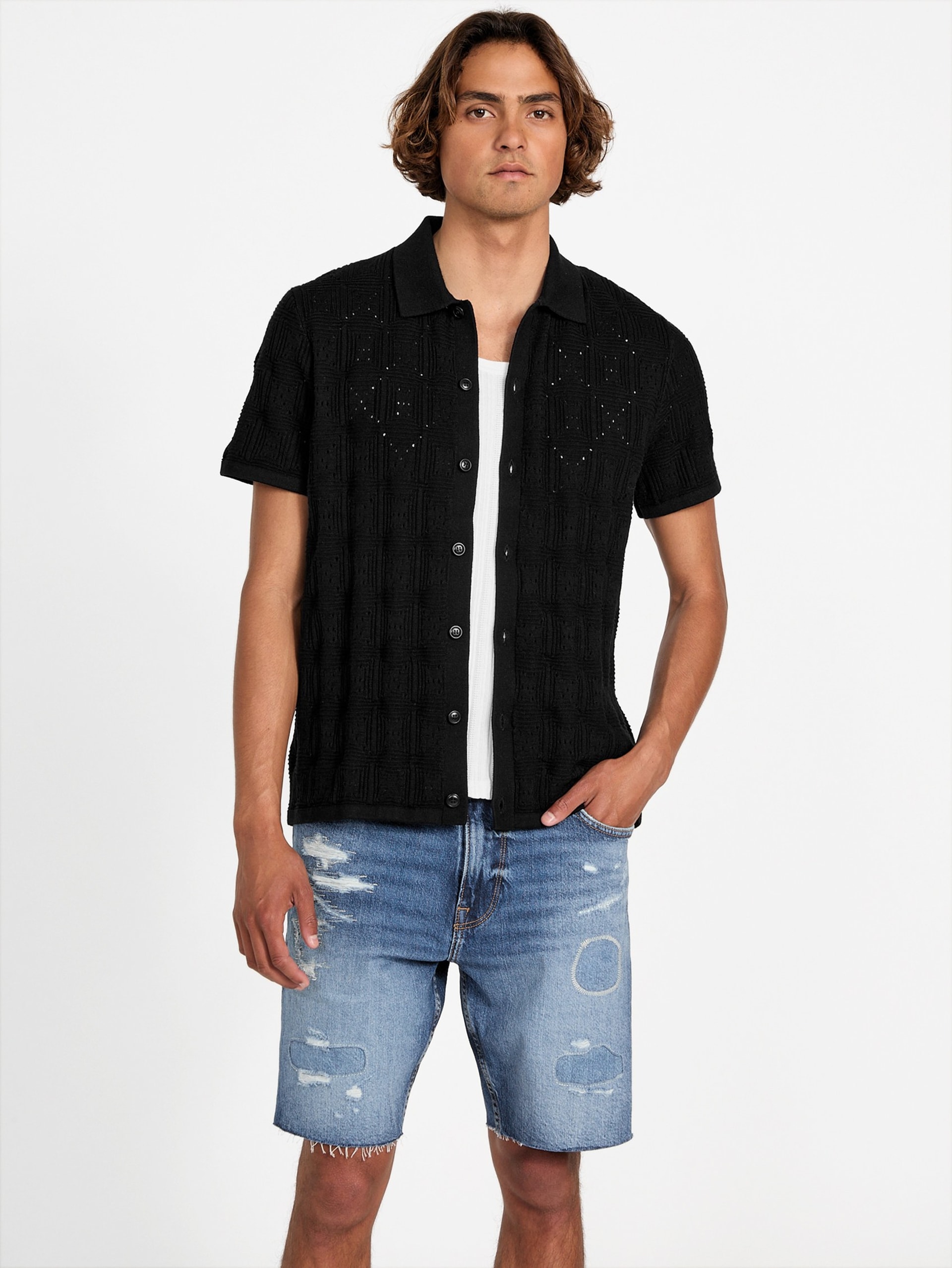Camisa Topanga Pointelle
