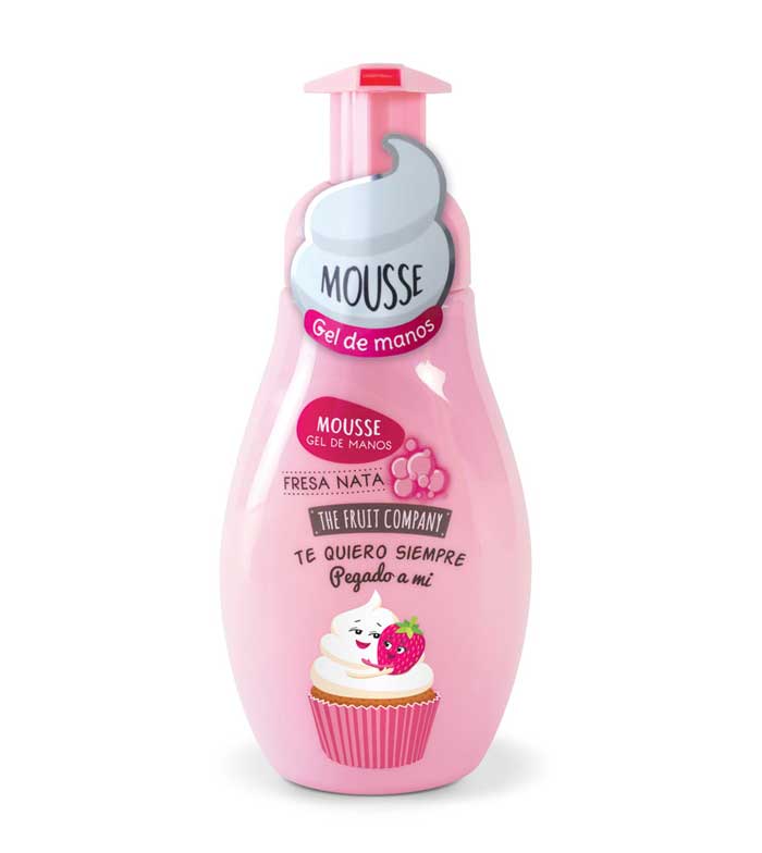 The Fruit Company - Sabonete para as mãos em formato de mousse - Morango e Creme