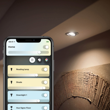 Philips Hue Milliskin inbouwspot rond 1x5.5W wit excl. switch incl. bluetooth