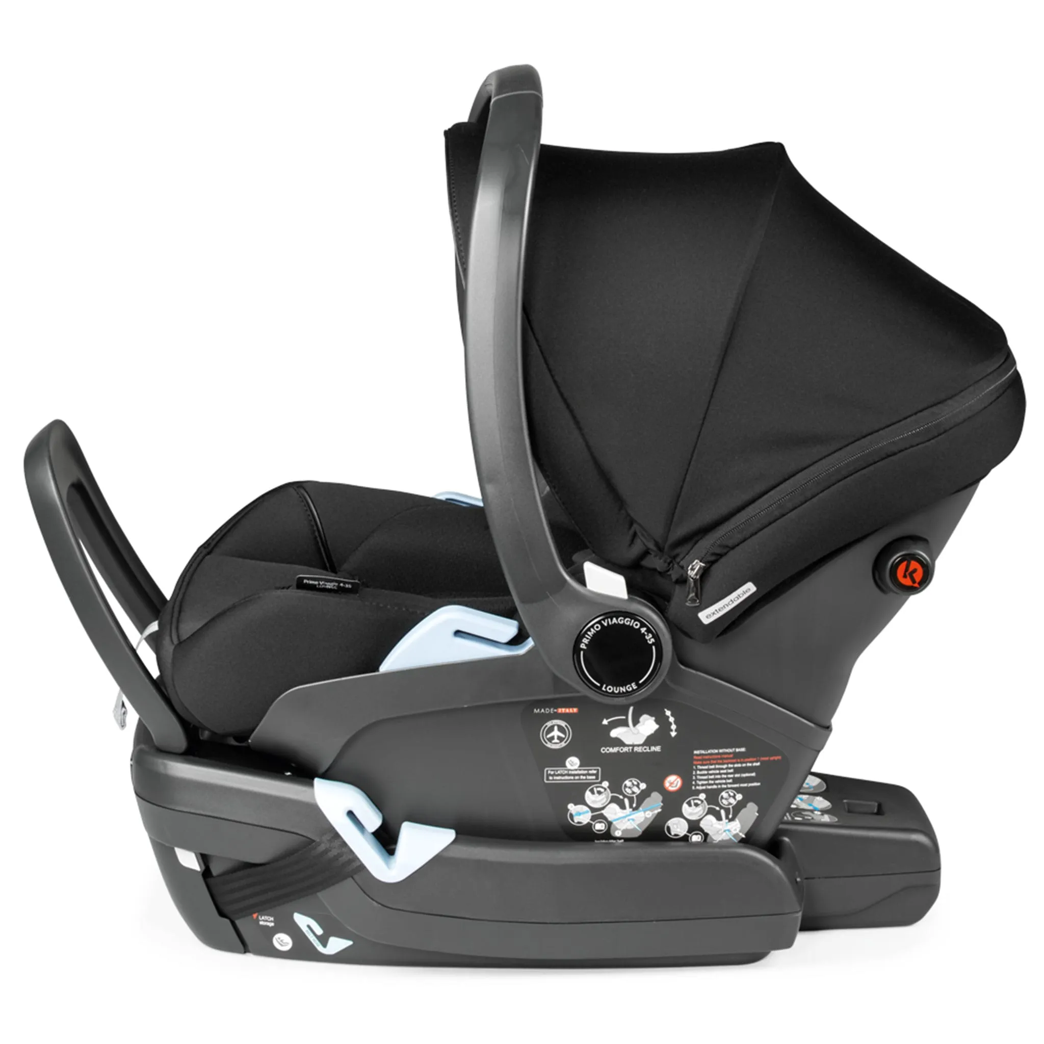 Peg Perego Siège d'Auto Primo Viaggio Lounge 4-35lb - Onyx
