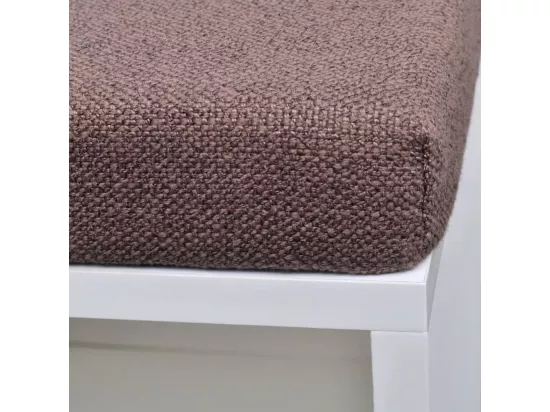 Banc de rangement à chaussures 10 compartiments Blanc
