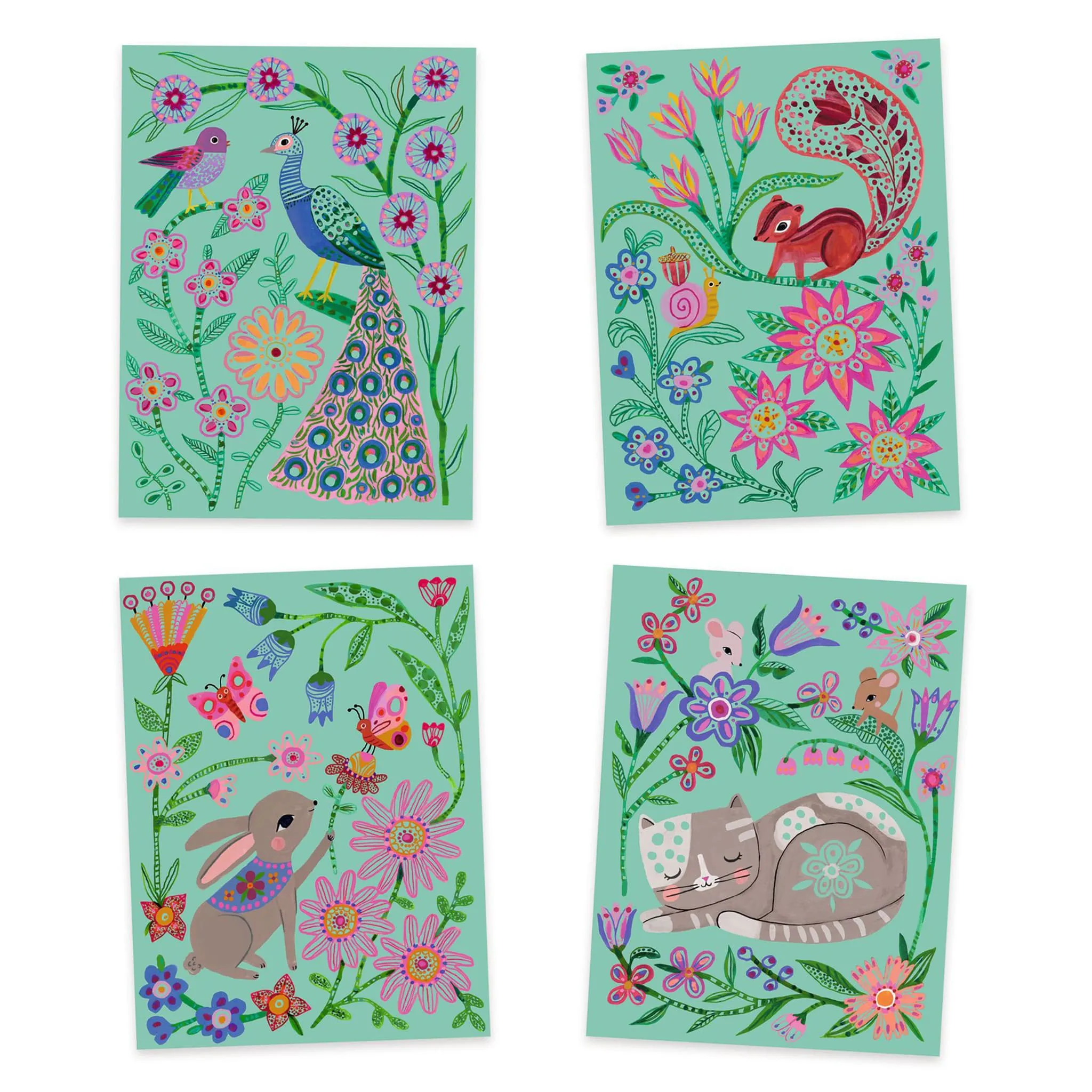 Djeco Cartes à gratter - Rencontres
