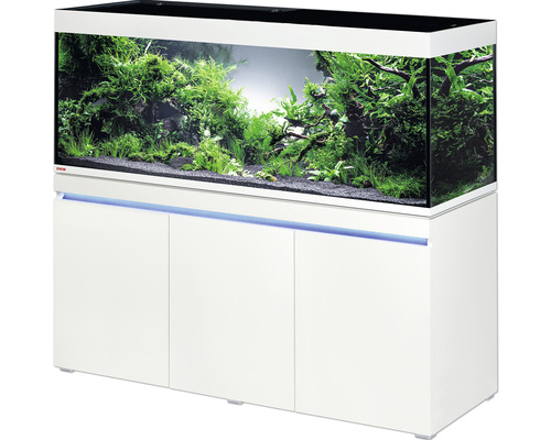 EHEIM incpiria 530 aquariumcombinatie met LED-verlichting en verlichte alpenkast