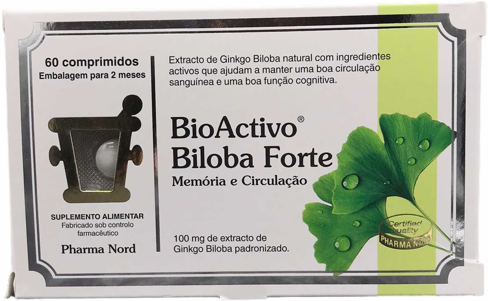 Bioativo Biloba Forte 60 comprimidos