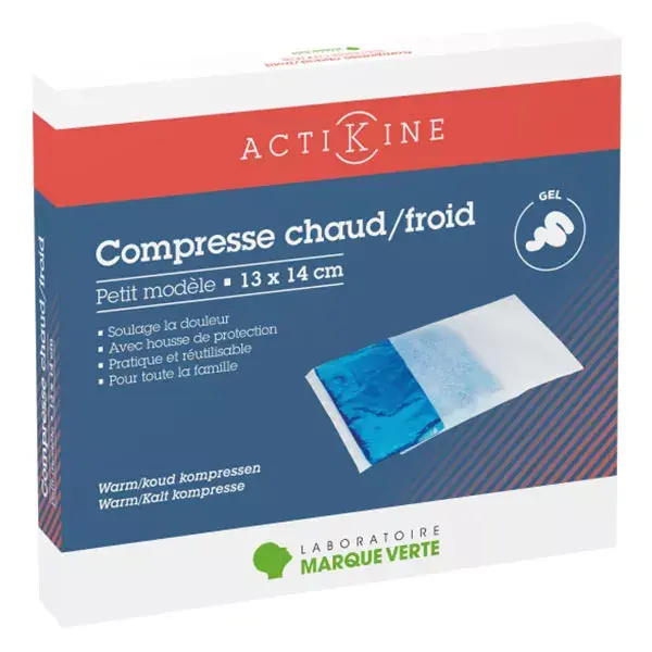Compressa quente/fria Actikiné da marca Green, 13x14cm