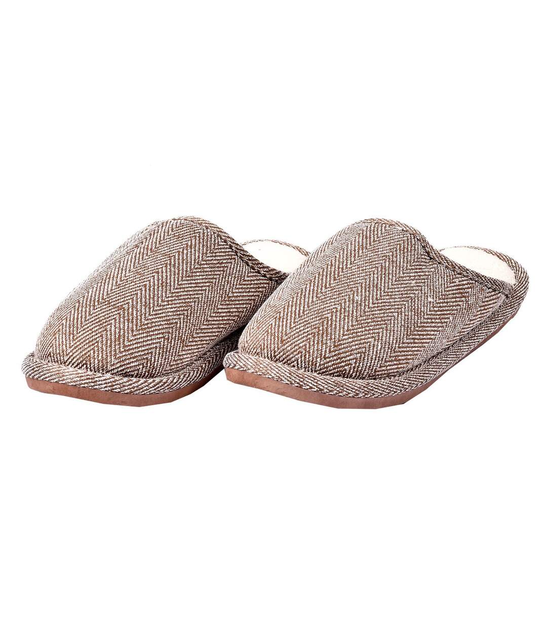 PANTOUFLE Homme PREMIUM AY611 MARRON