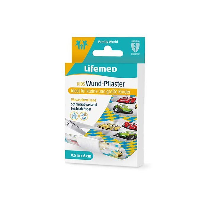 Lifemed Wund-Pflaster 0,5 m x 6 cm farbig Autos