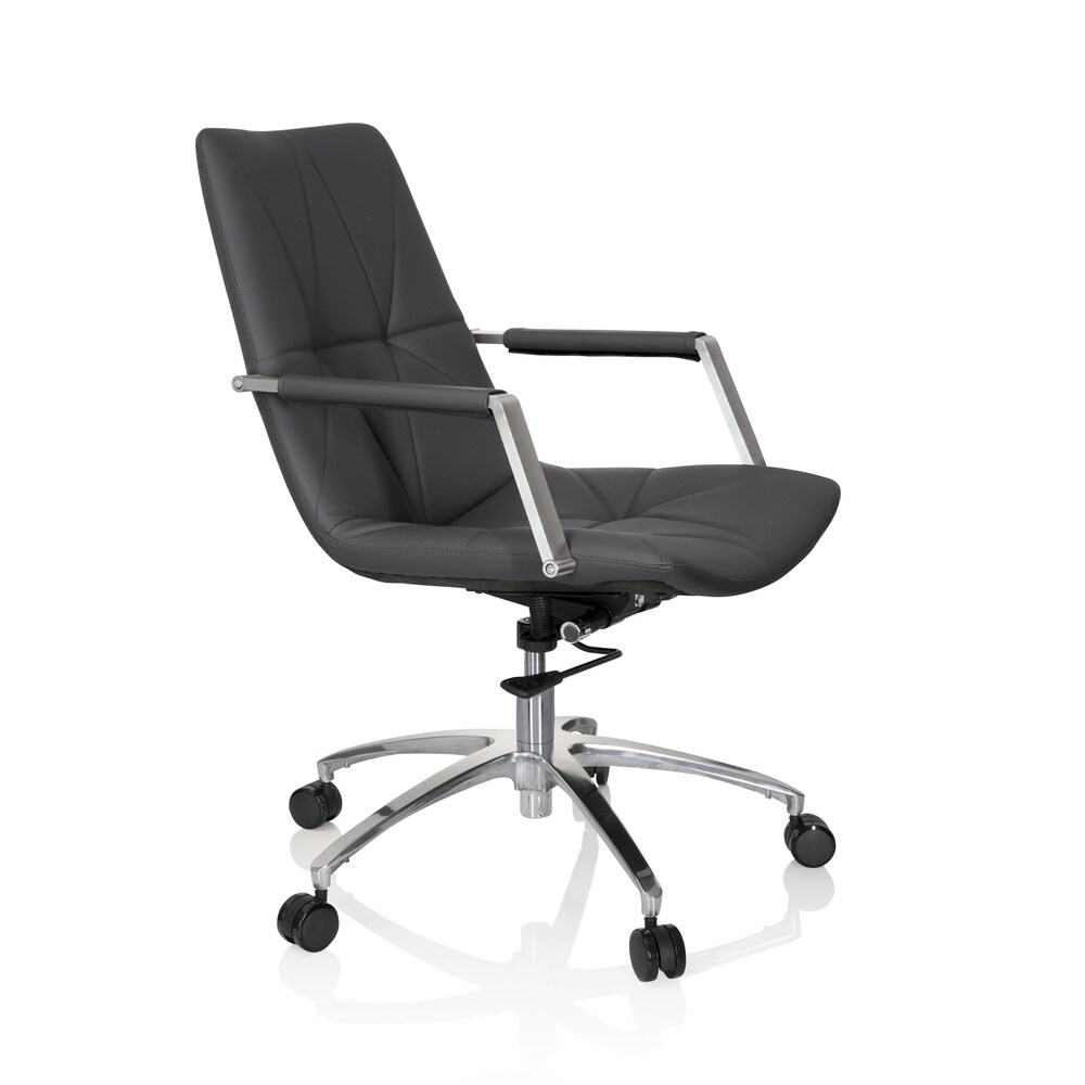 Home Office Bürostuhl SARANTO II Kunstleder mit Armlehnen hjh OFFICE