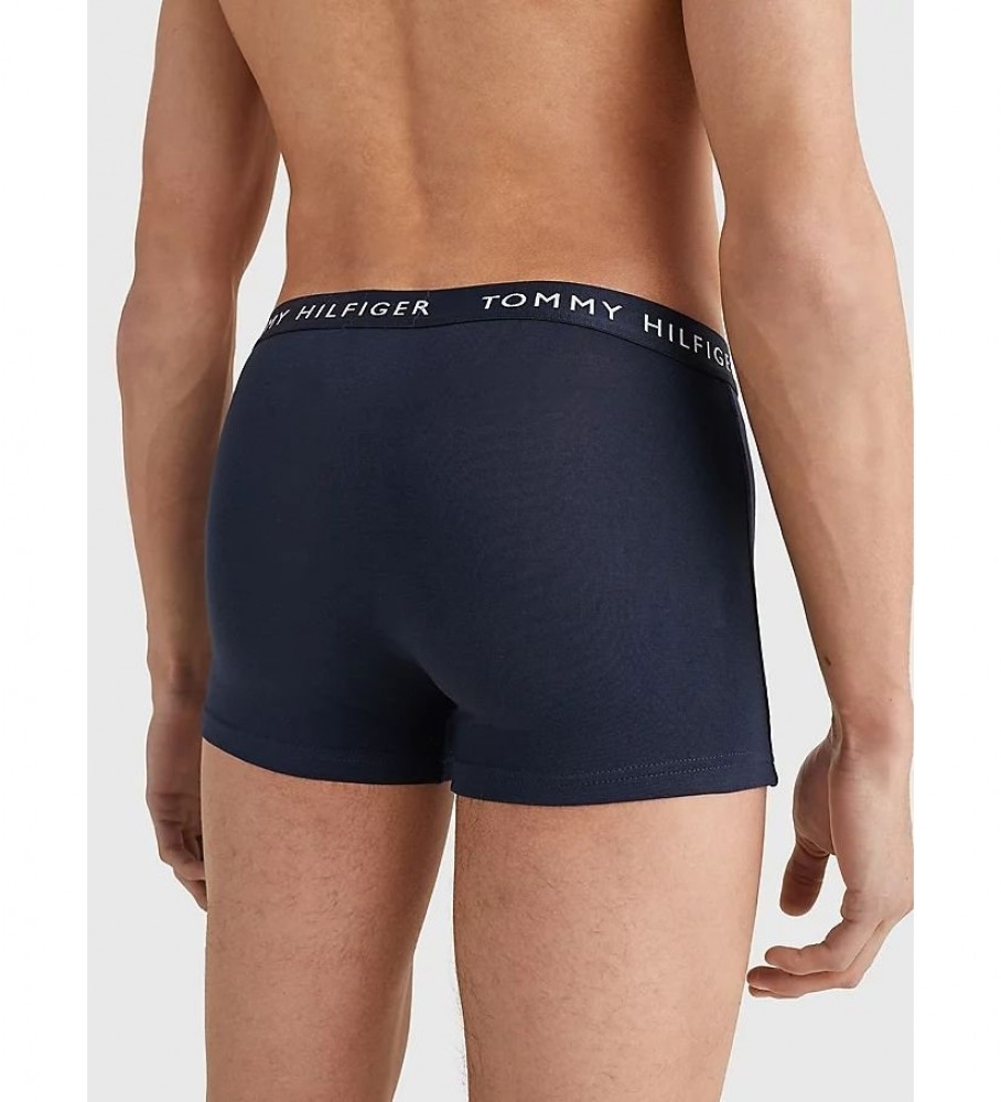 Conjunto de 3 cuecas boxer Tommy Hilfiger UM0UM02203 azul marinho