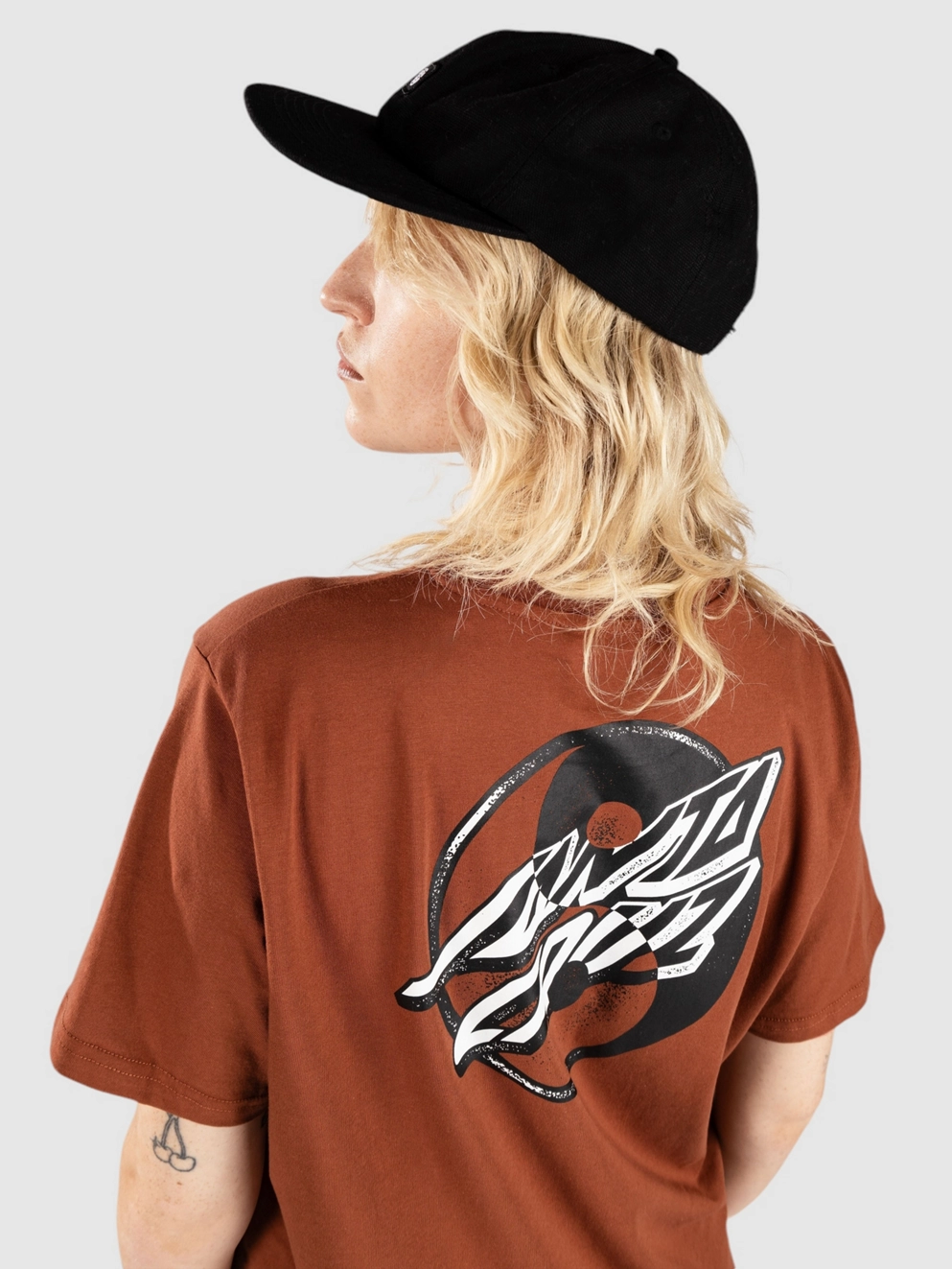 Santa Cruz Yin Yang Dot T-Shirt burnt sienna
