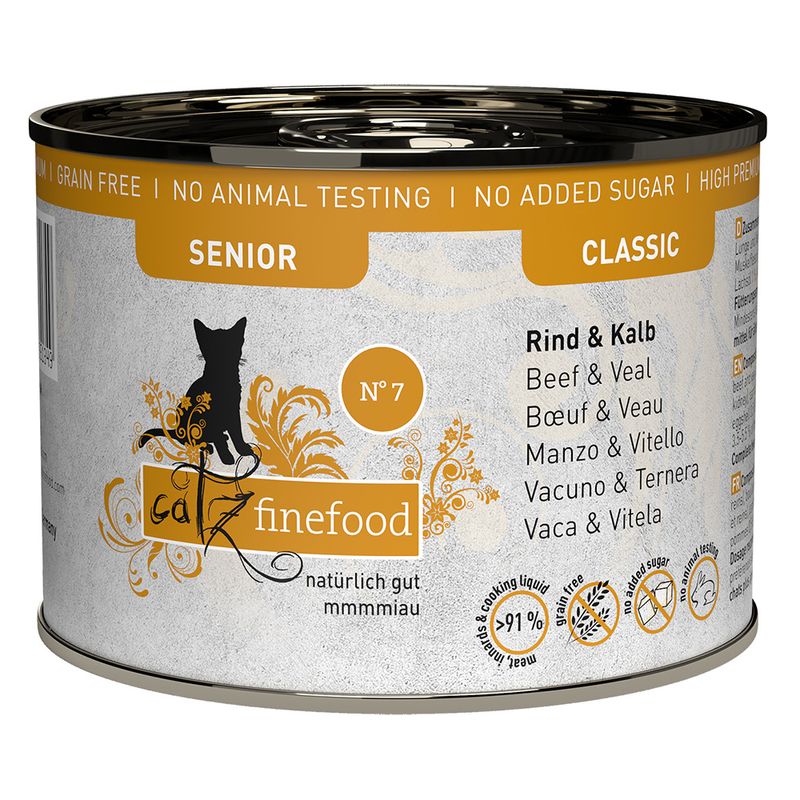 Lot catz finefood Senior 24 x 200 g