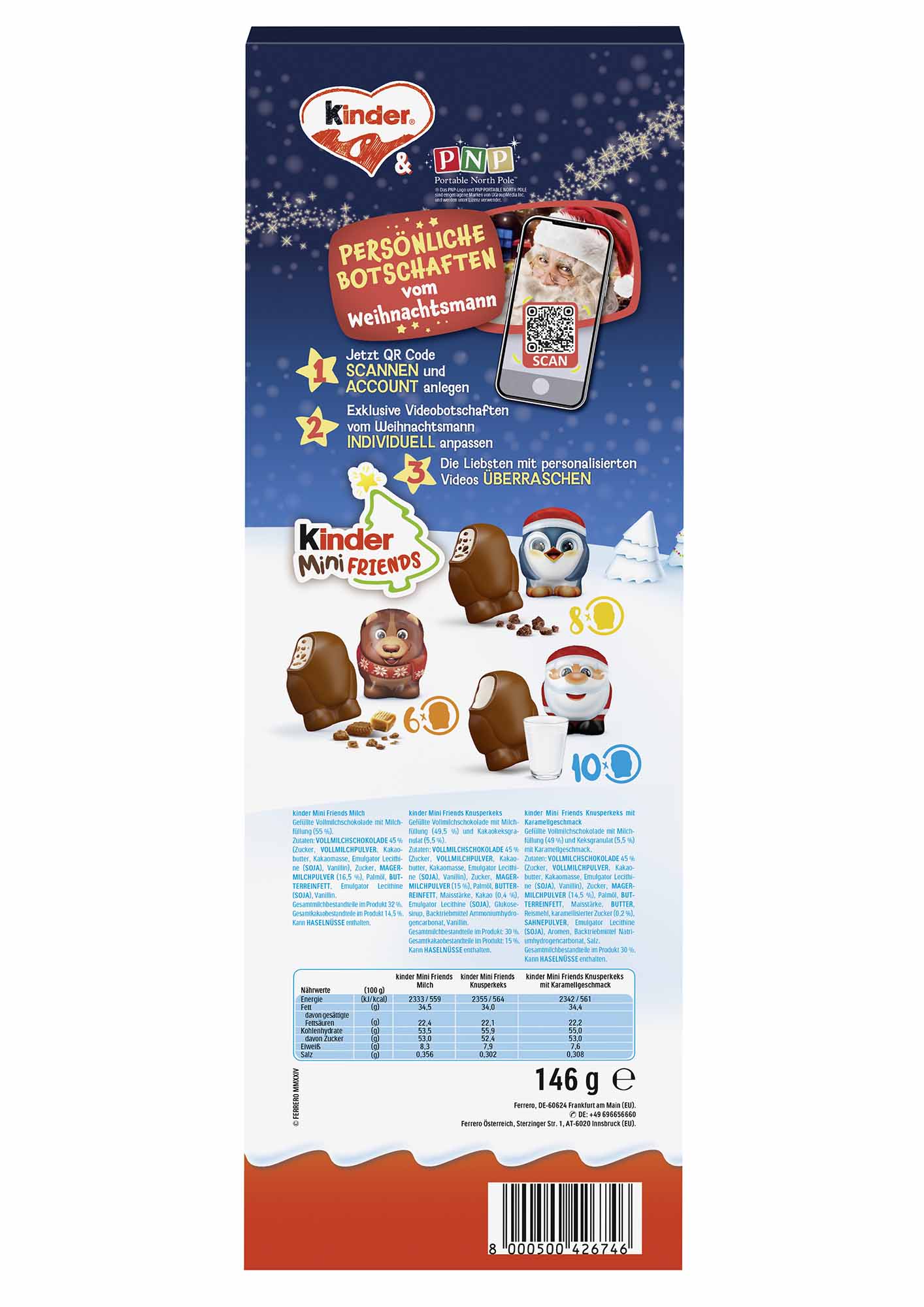 kinder Mini Friends Adventskalender 146g MHD:20.4.25