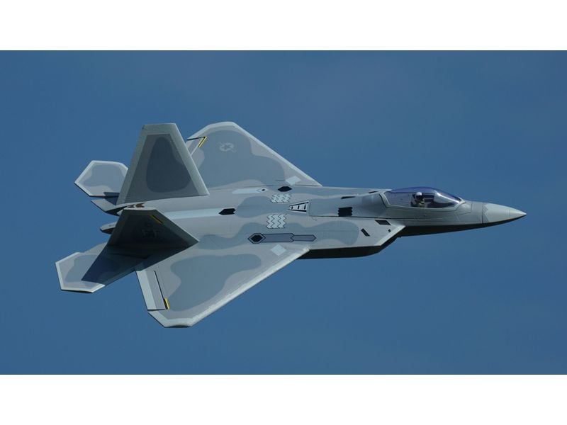 Amewi Impeller Jet XFly F-22 Raptor, 40 mm Twin EDF, PNP Semi-Scale Jet mit zwei 40 mm Impeller