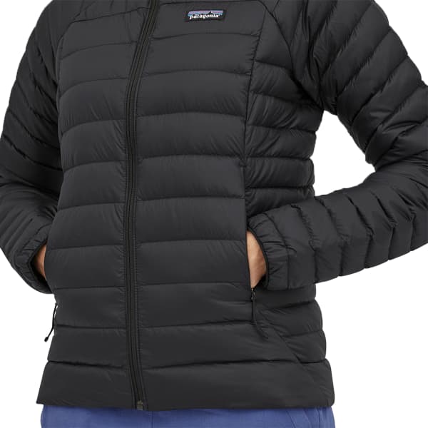Doudoune randonnée PATAGONIA W'S DOWN SWEATER BLACK