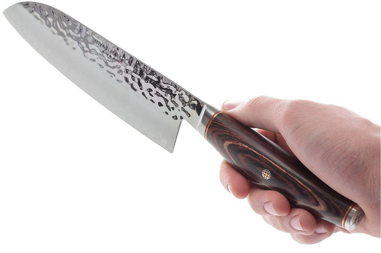 Miyabi 6000MCT Santoku, 18cm, 34074-181 by Zwilling