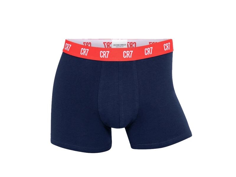 CR7 Unterhosen CR7, 5er-Pack Grau/Navy/Rot, M Boxershorts für Herren