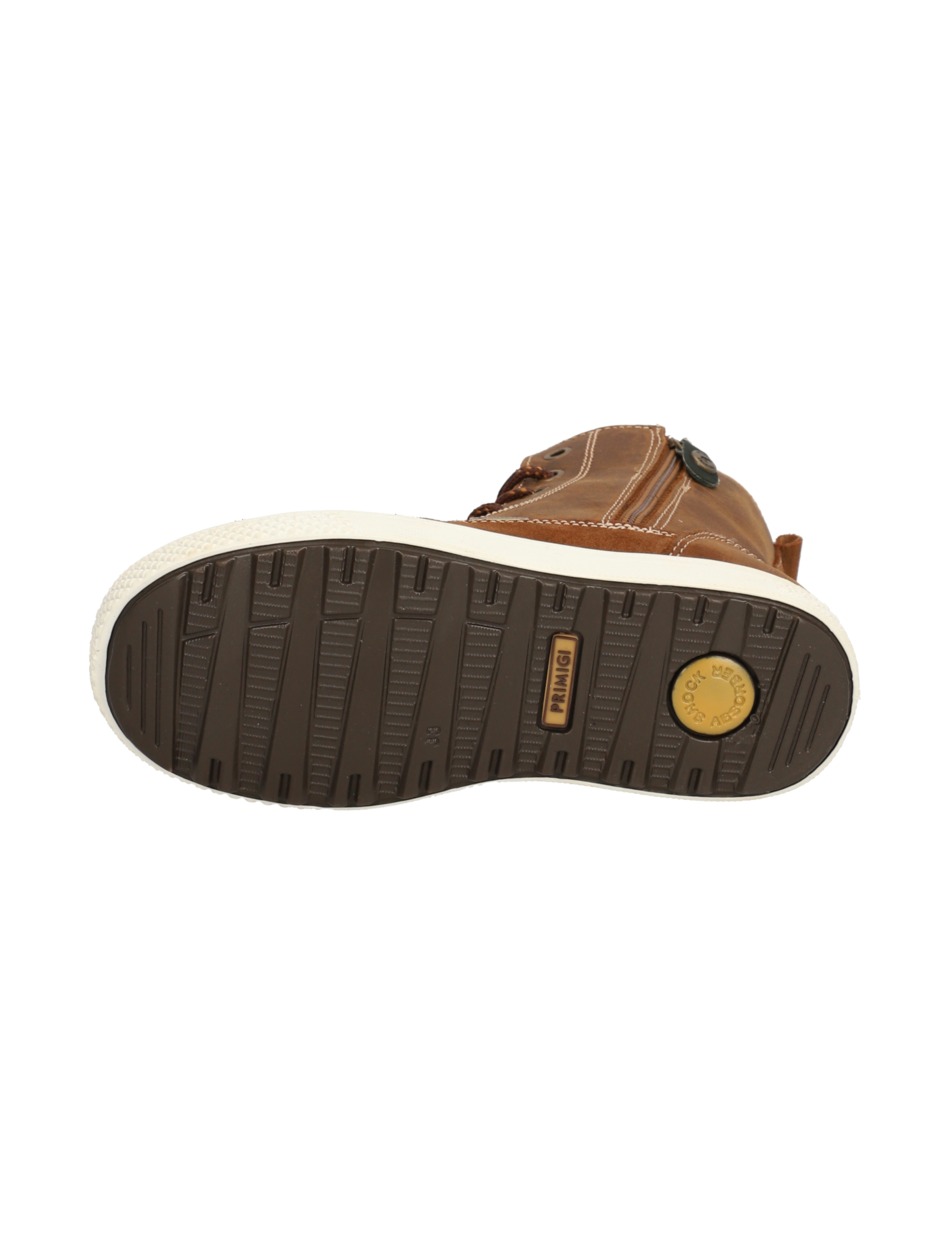 Lederkombination Boot