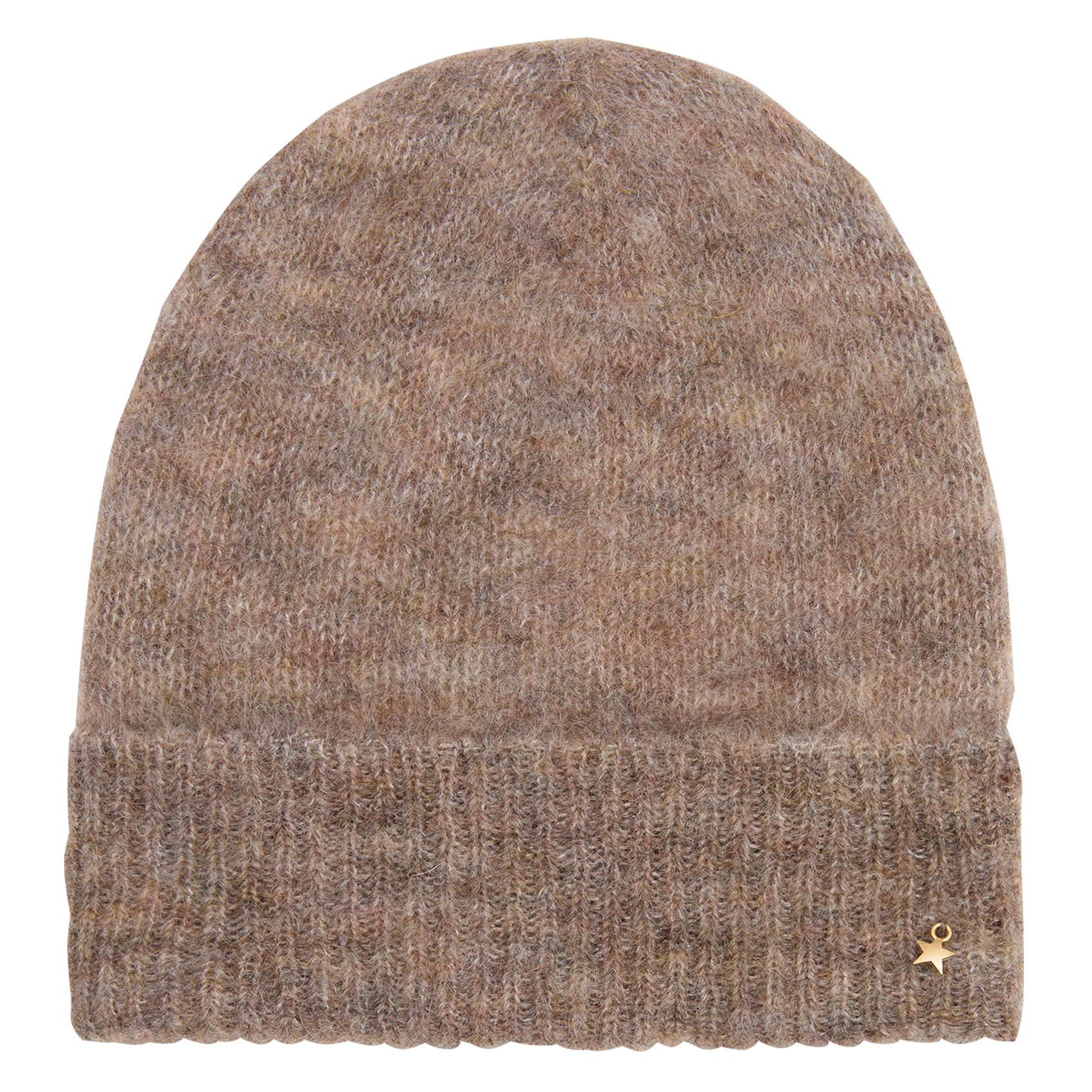 ALOU - Bonnet en mohair mélangé | Marron