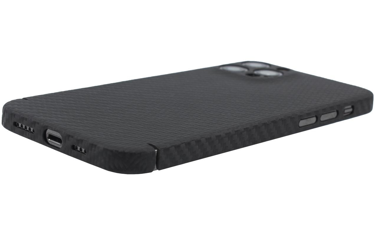 Back Cover Carbon Magnet Series iPhone 14 Pro SchwarzMagnetische Schutzhülle für das Apple iPhone 14 Pro mit Unterstützung für MagSafe