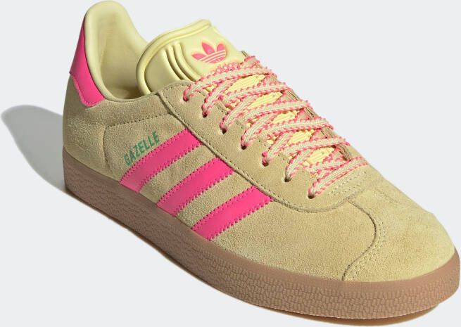Adidas Lage Sneakers Baskets Gazelle W Jaune