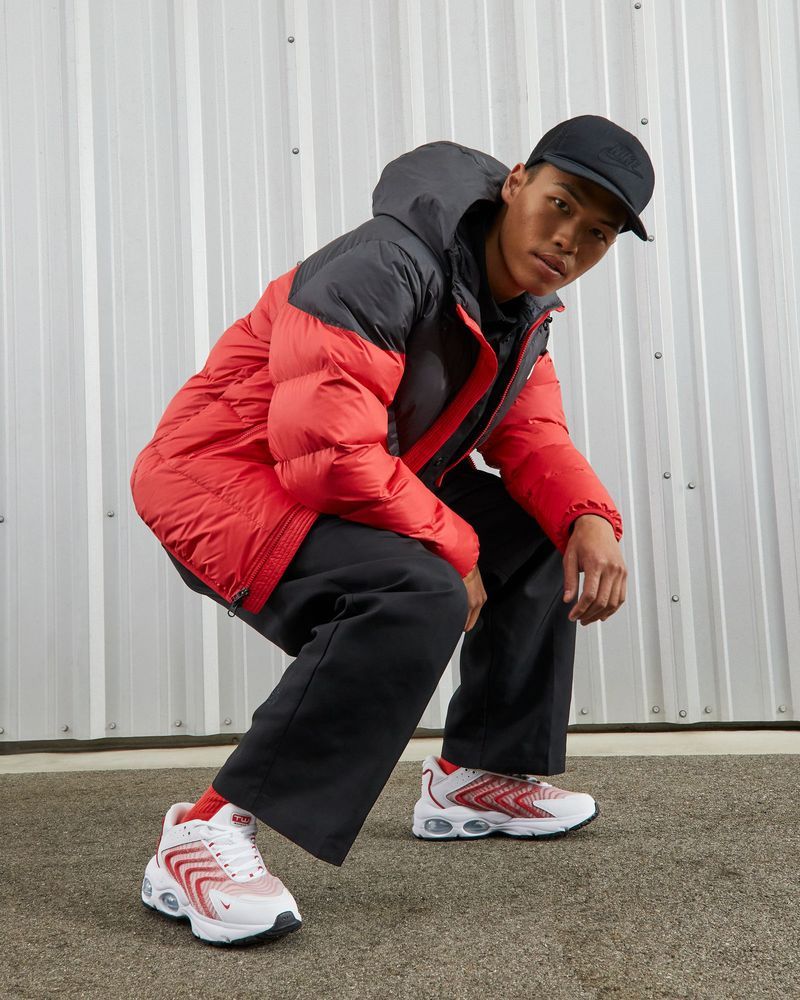 Chaussures Nike Air Max TW Blanc & Rouge pour homme