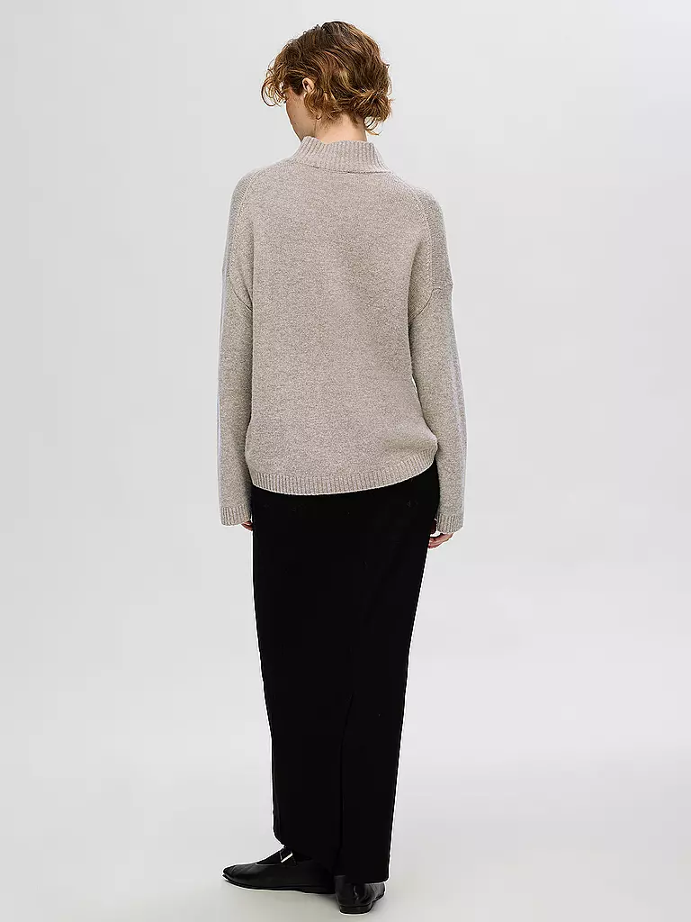 SELECTED FEMME Pullover SLFCILLE hellgrau