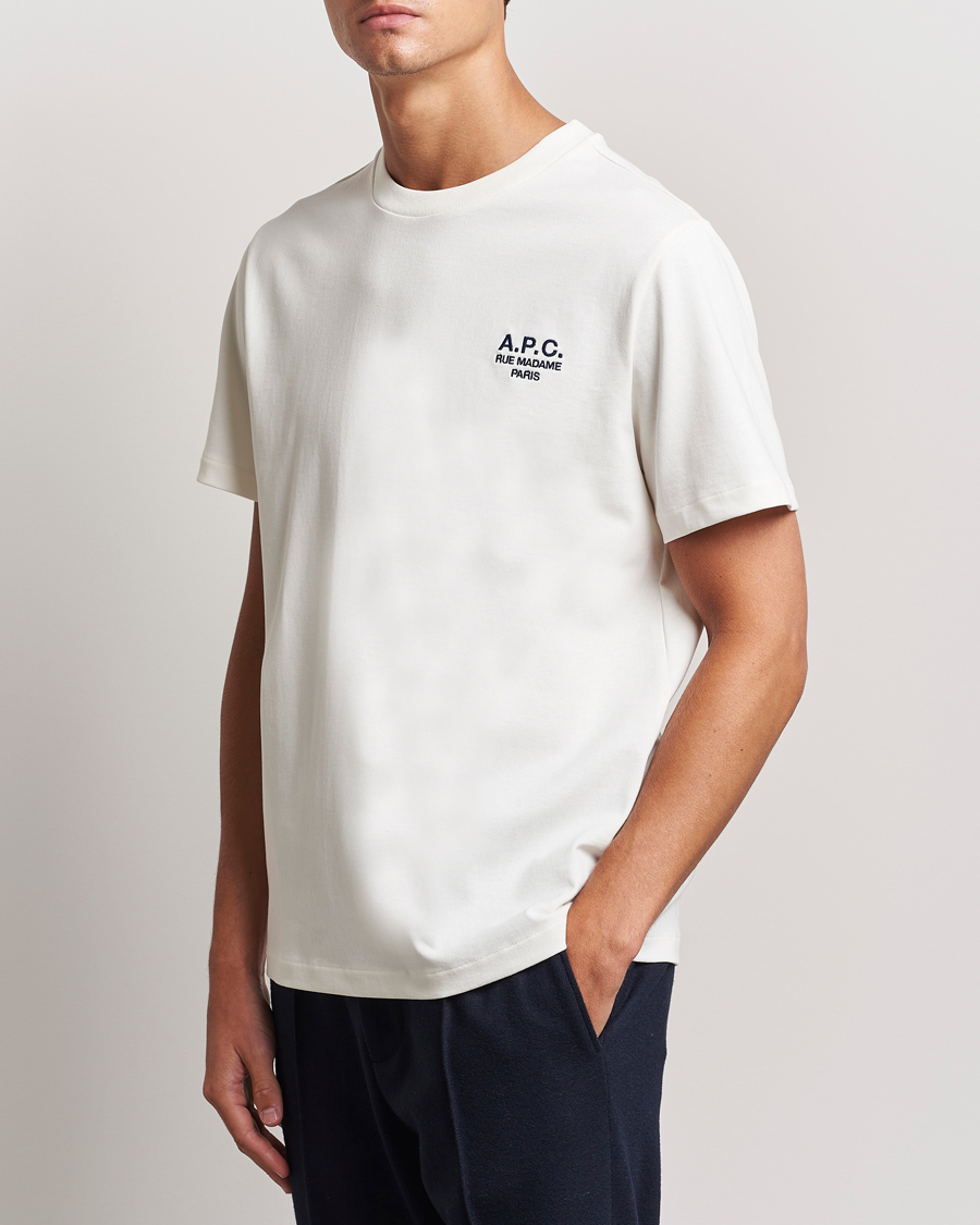 A.P.C. Rue Madame T-Shirt White/Dark Navy
