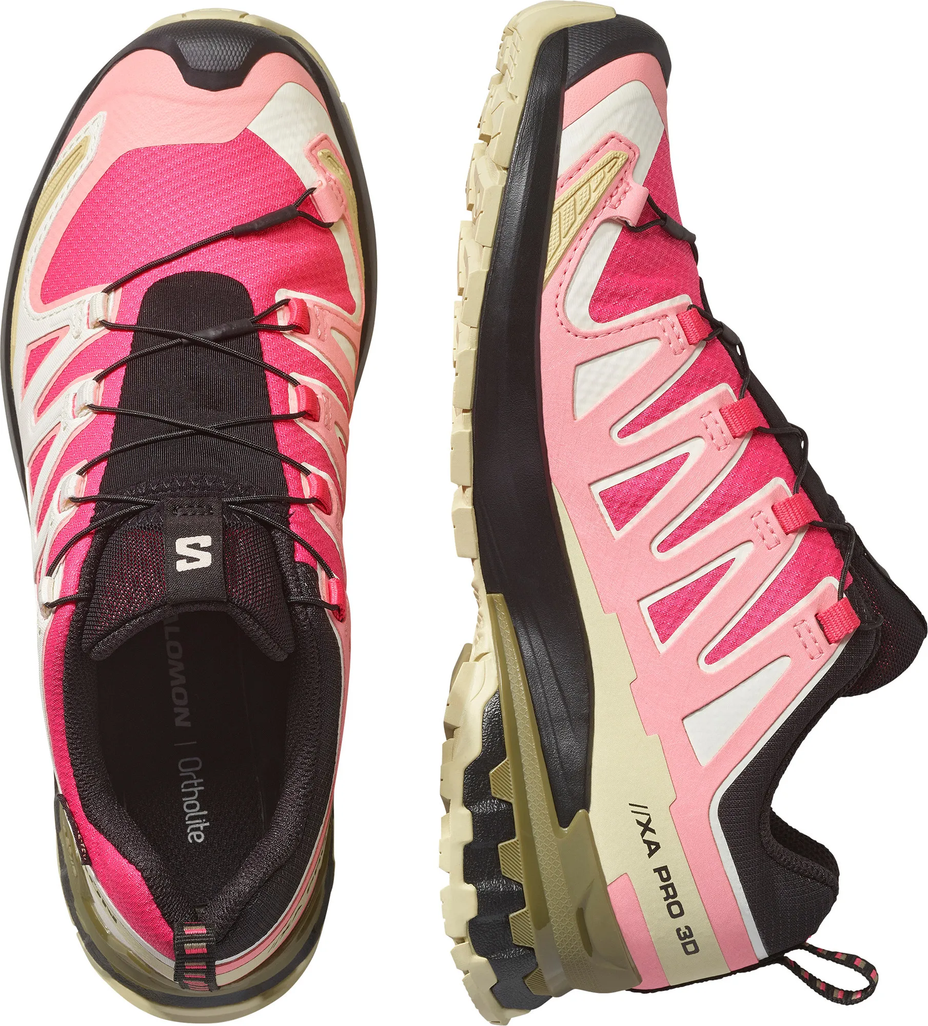 Salomon Women's XA Pro 3D V9 GORE-TEX Rouge Red/vanilla Ice/martini Olive