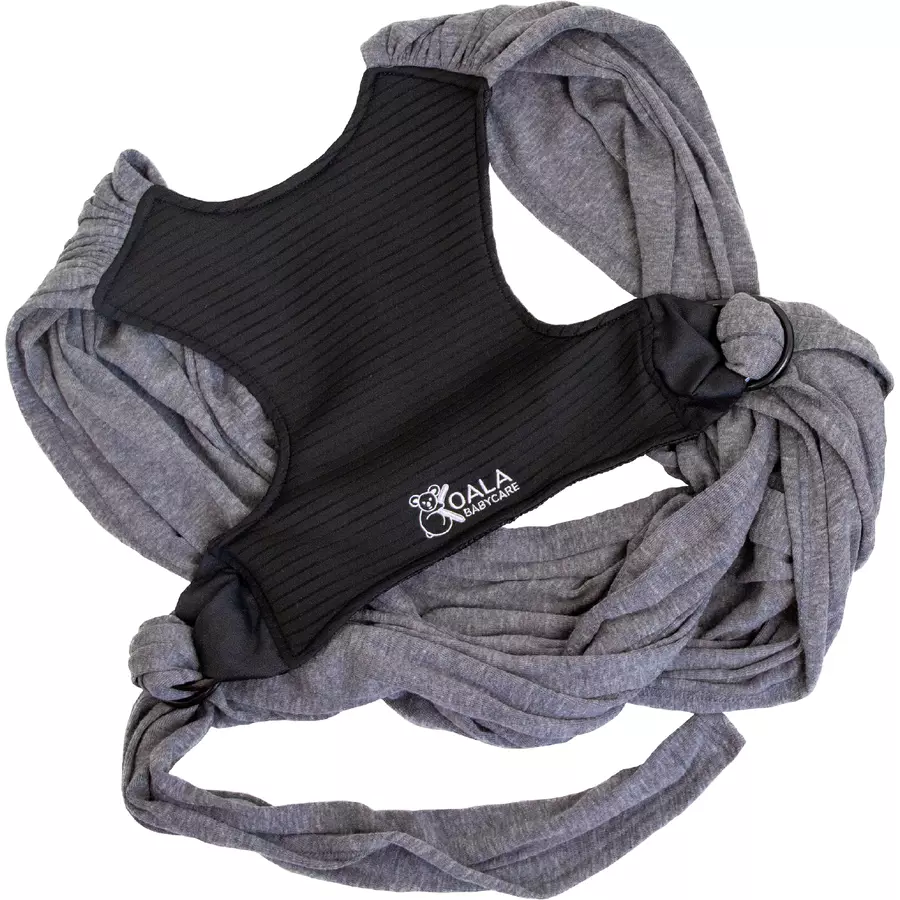 KOALA BABYCARE® Babytragetuch anthrazit