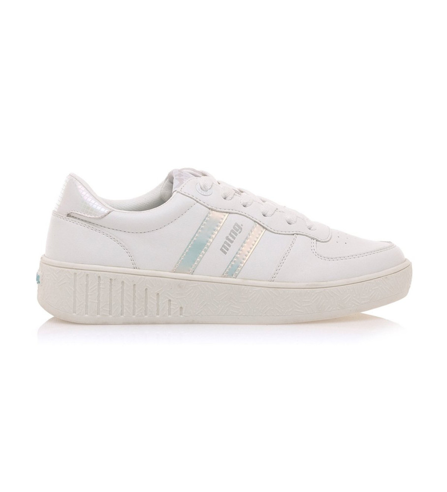 Tênis Mustang Delta Branco - Salto Anabela de 4,5 cm -