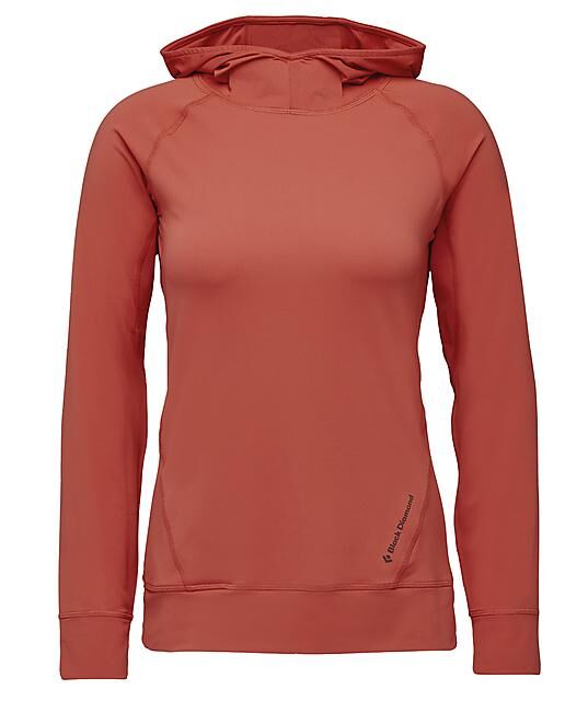 BLACK DIAMOND - T-SHIRT A CAPUCHE ML W LS ALPENGLOW HOODY