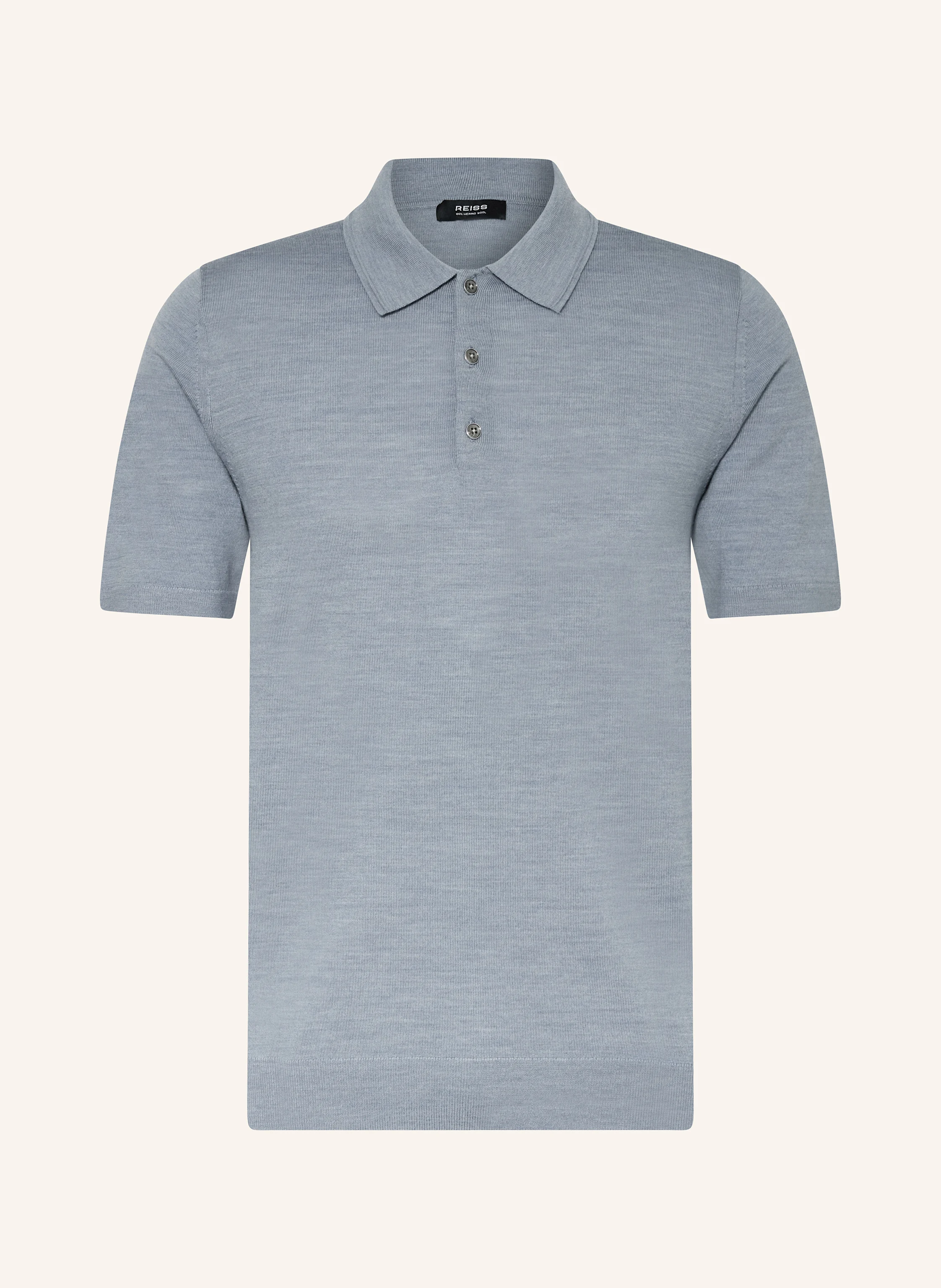 REISS Strick-Poloshirt MANOR