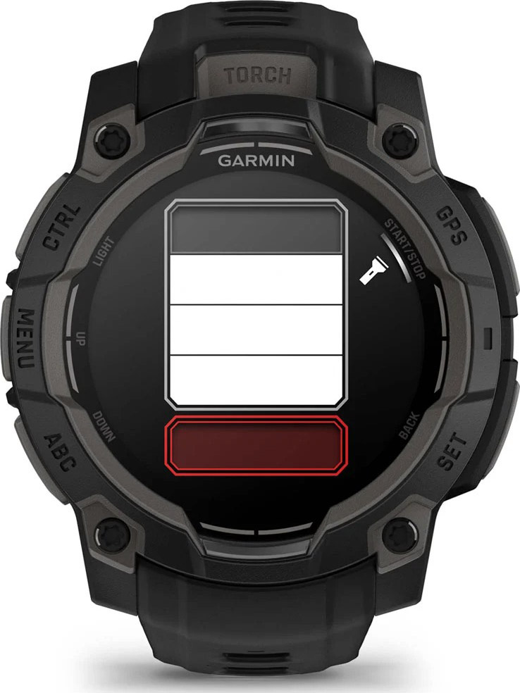 Instinct 3 - AMOLED - 45mm Black Bezel/Black Band