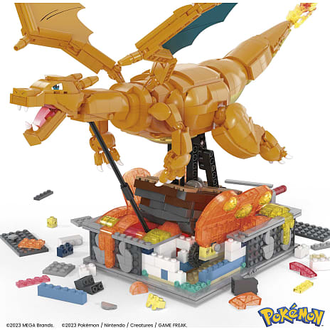 MEGA Pokémon Motion Charizard figur byggesæt
