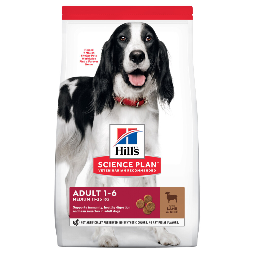 Hill's Canine Adult Medium Lam en Rijst2,5 kg