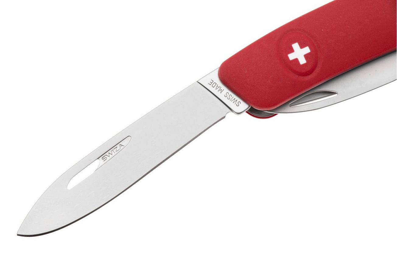 Swiza D08 R AM, KNR.0126.1900, Red Helvetix, Zwitsers zakmes, 8 tools