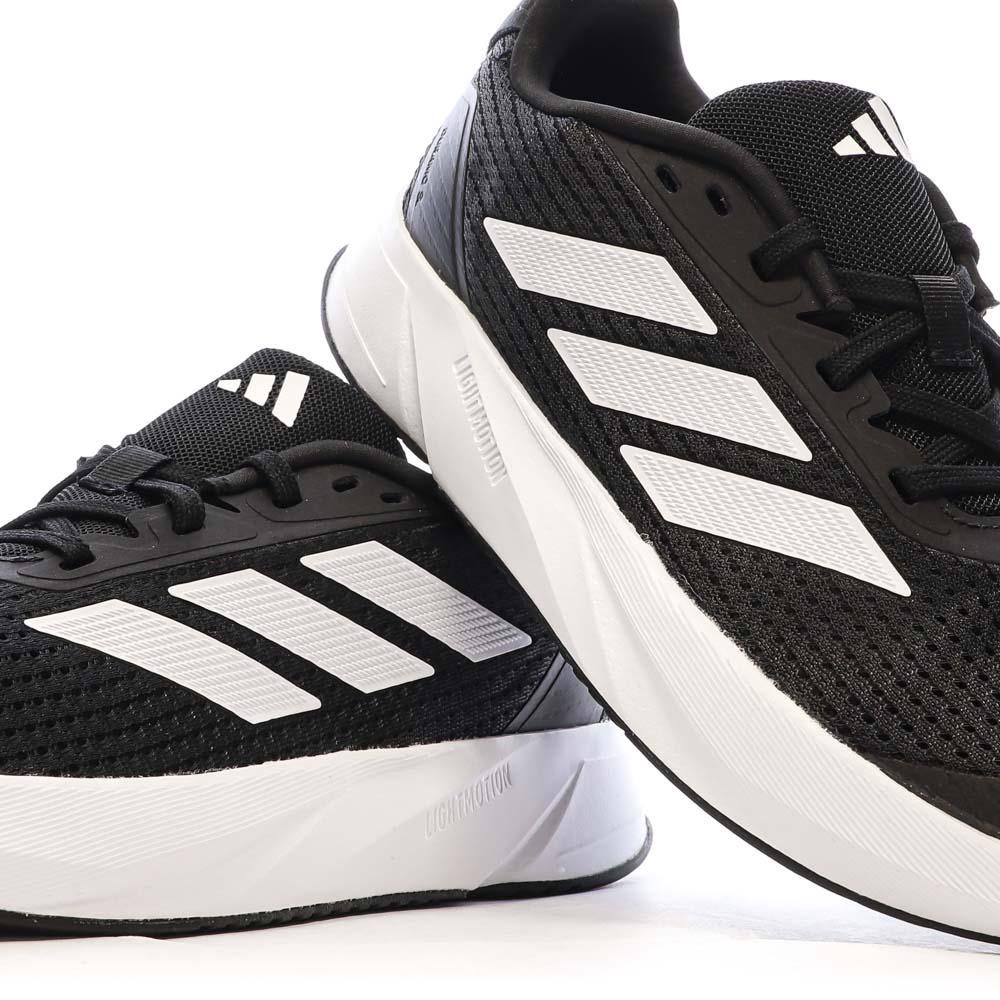 Adidas Baskets Noires/Blanches Garçon Adidas Duramo