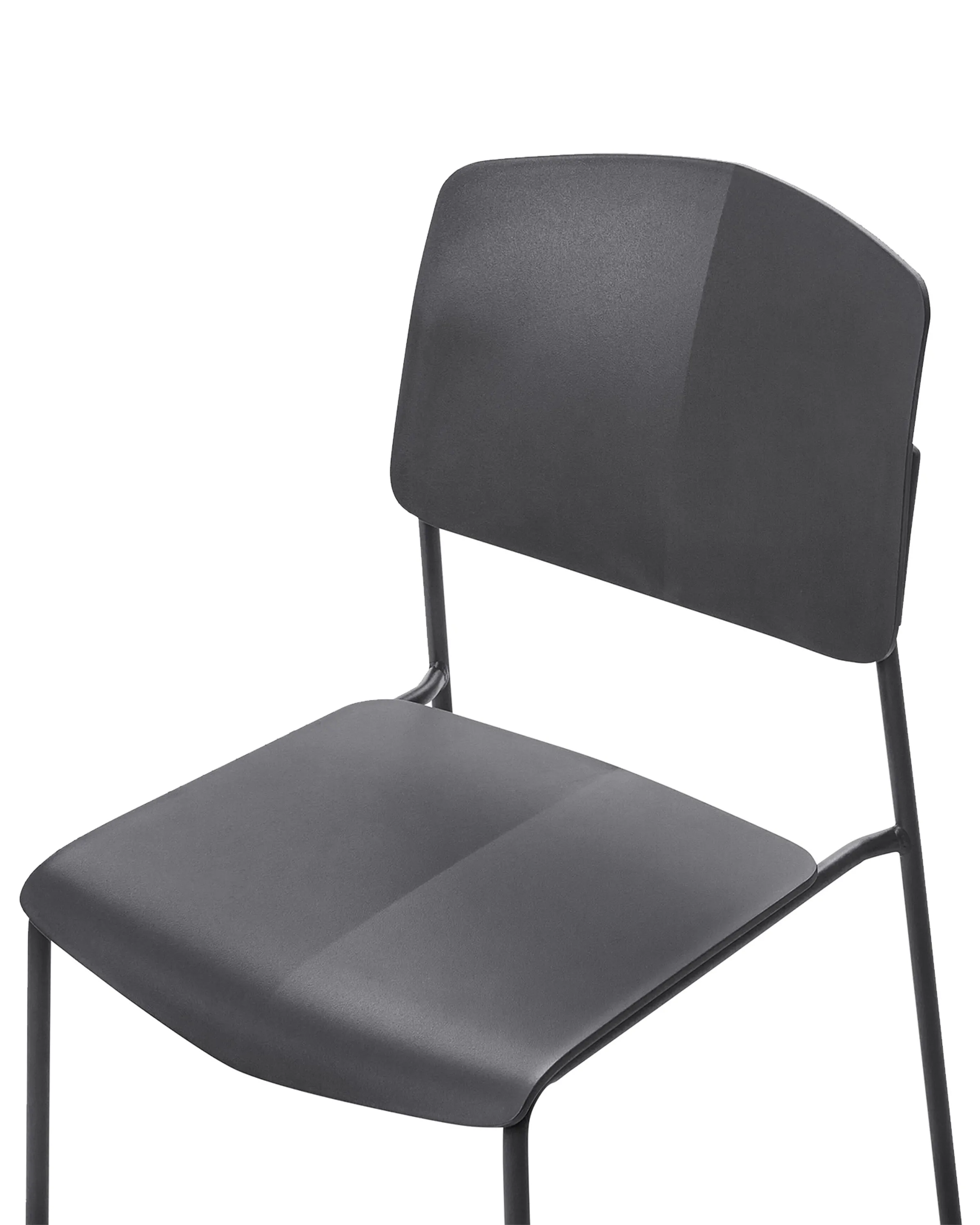 Set van 4 eetkamerstoelen ASTORIA Zwart