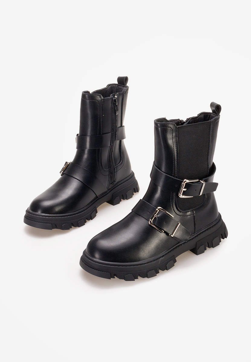 Bottines filles noires Arcana